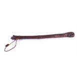 An old rustic wooden shillelagh or cudgel 52 cm long.