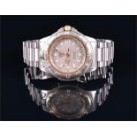 A Tag Heuer automatic stainless steel wristwatch the silvered dial with luminous hour markers, and