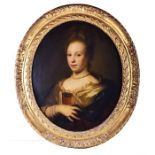 Pieter van der Werff (1665-1722) Dutch A pair of 18th century portraits of a lady and gentleman,