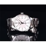 A Tag Heuer Carrera stainless steel automatic wristwatch the mother-of-pearl dial with luminous