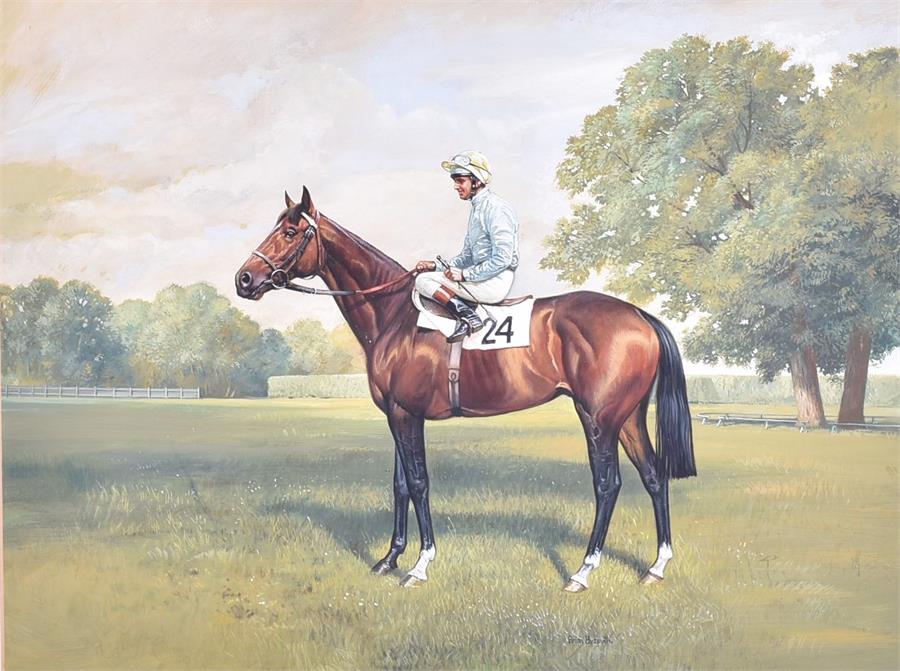 Brian W. Bysouth (20th century) British a set of four famous derby winners, to include Sir Ivor, - Image 5 of 10