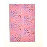 An original mid-1930s Art Deco gouache by Gwendolen K. Young depicting a repeat pattern of a