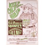 Three 1970s British San Francisco Poster Co. performance posters comprising 'Keep California Green',