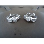 Wave Diamond Earring