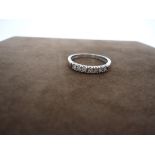 Diamond Semi-Eternity White Gold Band