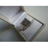 CZ Square Ring