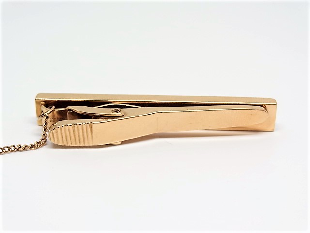 Tie Brooch: 14k gold Black onyx - Image 5 of 6