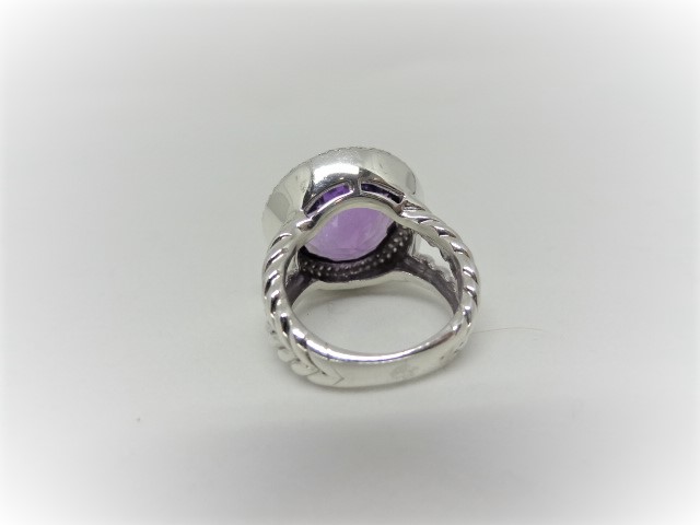 Amethyst Twist Ring - Image 5 of 5