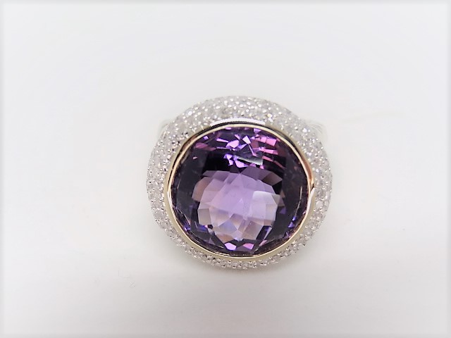 Amethyst Twist Ring - Image 2 of 5