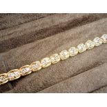 5CT 10K Yellow Gold Tennis Bracelet