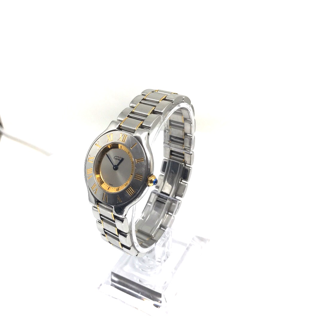 This Must de Cartier 21 is a pre-owned watch that can be worn by a man or woman. The watch is in - Image 3 of 25