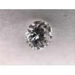 Loose Diamond Round Cut: 0.56cts