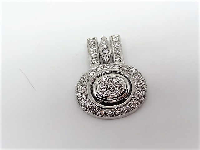 14k White Gold? Total diamond weight approx.: 1.5ct Clarity: VS Colour: F-G.Total weight: 6.75 gram. - Image 3 of 4
