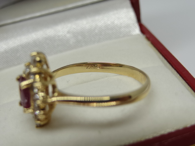 Carl F. Bucherer Ruby and Diamond Ring - Image 4 of 7