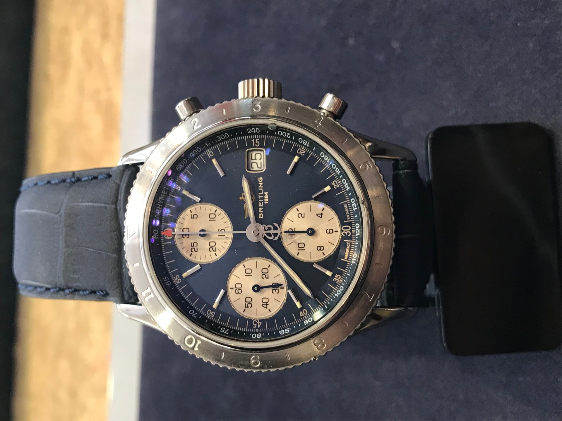 Breitling Chronomat 41mm, New Strap fusion Aquatic - Image 3 of 8