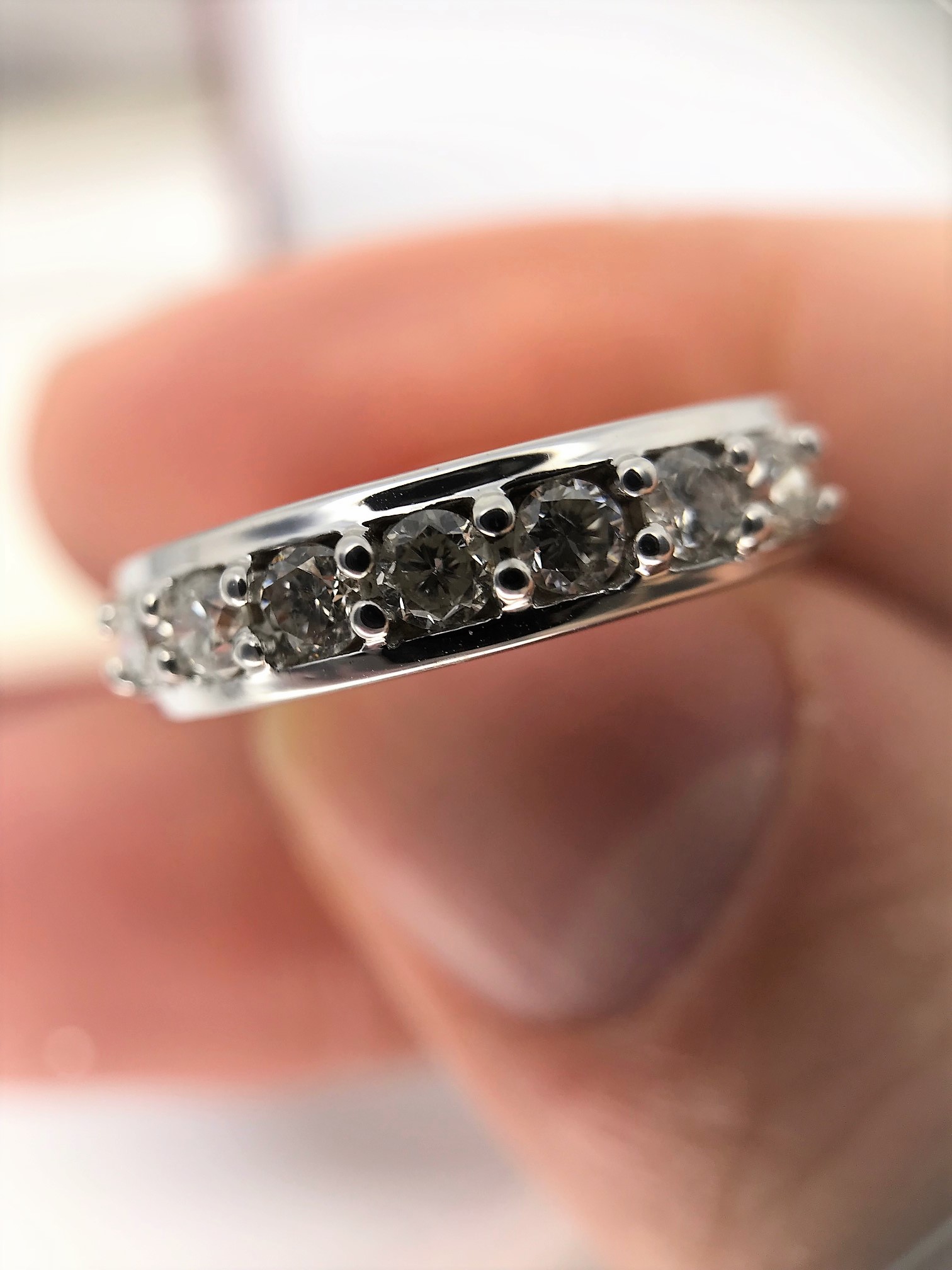 Semi Eternity Diamond Band