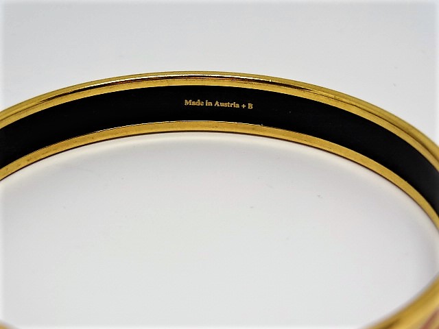 Hermes Printed Enamel Bracelet - Image 3 of 5