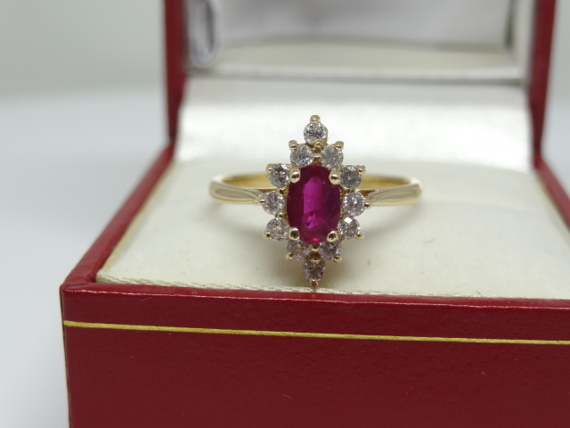 Carl F. Bucherer Ruby and Diamond Ring