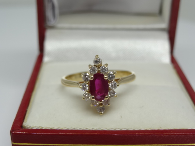 Carl F. Bucherer Ruby and Diamond Ring - Image 2 of 7