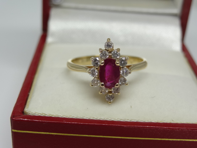 Carl F. Bucherer Ruby and Diamond Ring - Image 3 of 7