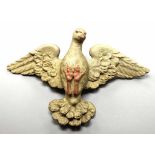 Unbekannter Künstler (Süddeutsch, 18./19.Jh.) Heilig-Geist-Taube. Holz, vollplastisch geschnitzt und