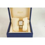 PIAGET geelgouden polshorloge, model : Portocole rectangle, serie nummer: GOA2209081499, Quartz,