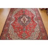 Tapijt, Tabriz 384 x 280 cm. A carpet, Tabriz 384 x 280 cm.