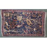 Isfahan kleed. Bildteppich 104 x 62 cm.