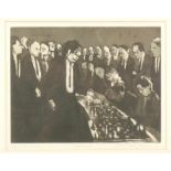 Willy Belinfante Simultaan schaker ets