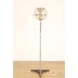 Verchroomd stalen staande lamp, model Globe 2000, ontwerp Frank Ligtelijn voor RAAK, met