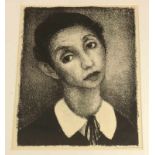 Paul Citroen (1896-1983) Portret van Chaja Goldstein litho, niet ingelijst, gesign. r.o., 50 x 38