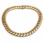 14krt. Gouden grof gourmetcollier netto 72,7 gr.