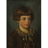Cornelis Koppenol (1865-1946) Portret van Aleid Anna doek, gesign. l.o., 40 x 30 cm.