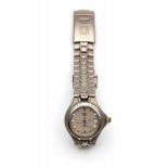 Tissot, titanium damespolshorloge, quartz. Met datumaanduiding. In etui