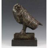 Bronzen sculptuur naar Picasso; Uil h. 18,5 cm.