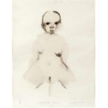 Marlene Dumas (geb. 1953) 'Waterende vrouw' litho, gesign. r.o., 1996, 61/100, 65 x 50 cm.