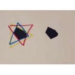 Rob van Koningsbruggen (geb. 1948) Drie abstracte composities driemaal zeefdruk, gesign. r.o., 1981,