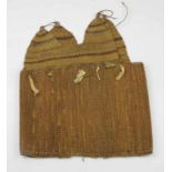 PNG, Highlands, Dani, woven rotan war body armour, Tightly woven rotan armour with decoration of