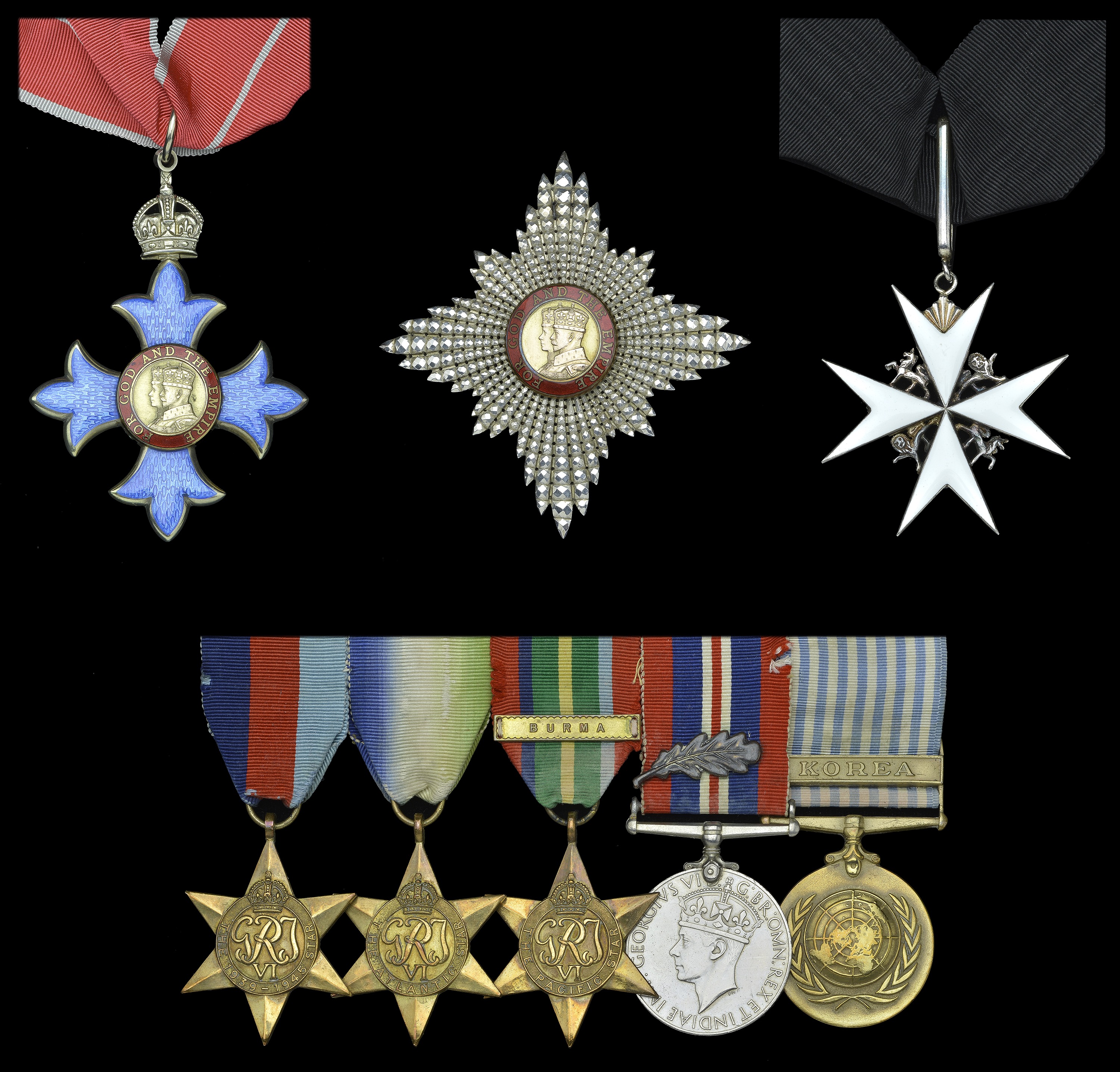 GROUPS AND SINGLE DECORATIONS FOR GALLANTRY