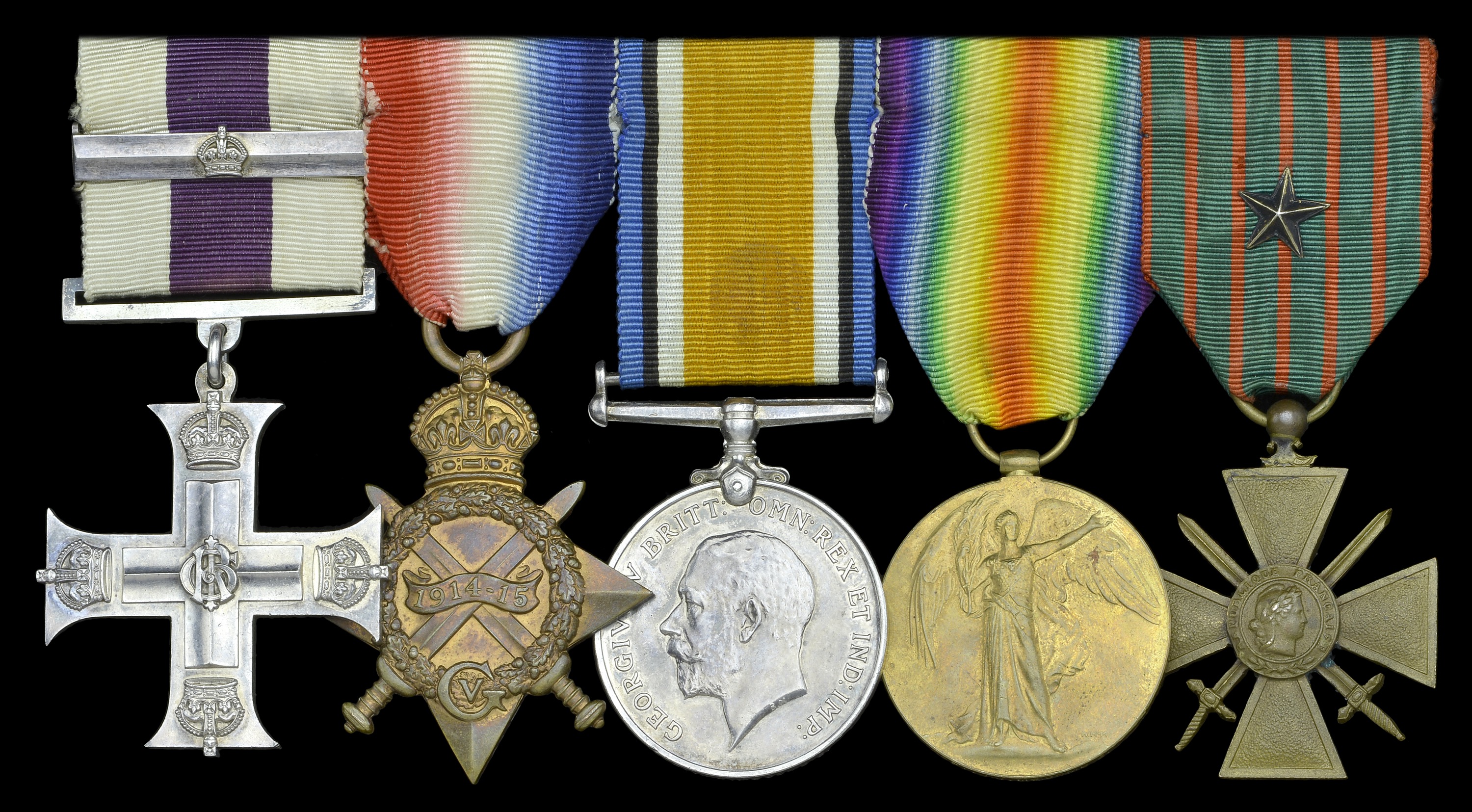 GROUPS AND SINGLE DECORATIONS FOR GALLANTRY