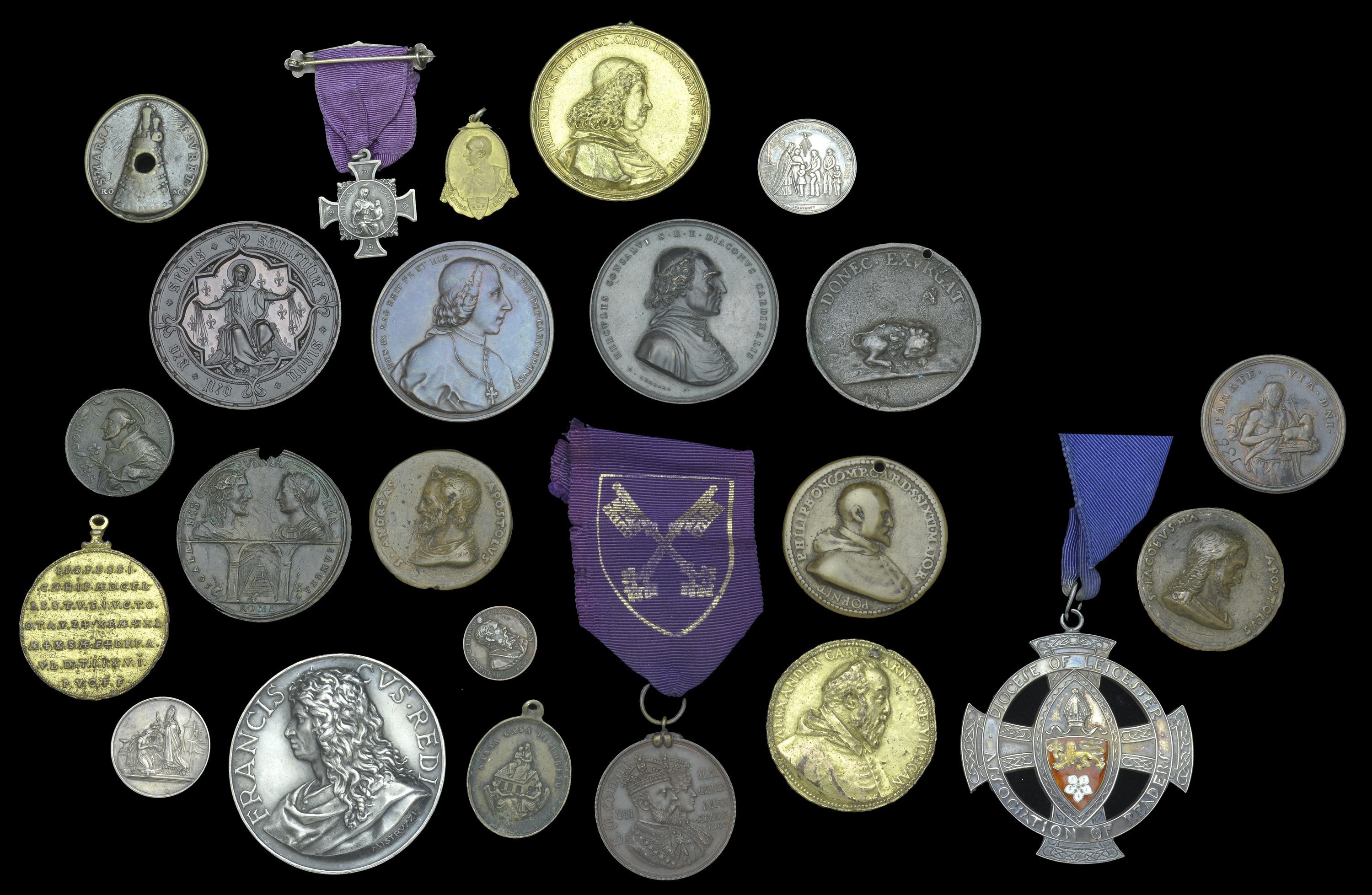 WORLD HISTORICAL MEDALS FROM VARIOUS PROPERTIES