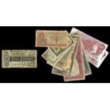 BRITISH PAPER MONEY FROM VARIOUS PROPERTIES