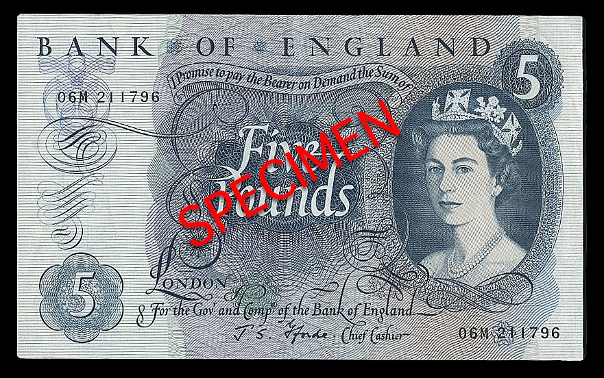 BRITISH PAPER MONEY FROM VARIOUS PROPERTIES
