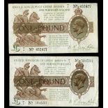 BRITISH PAPER MONEY FROM VARIOUS PROPERTIES