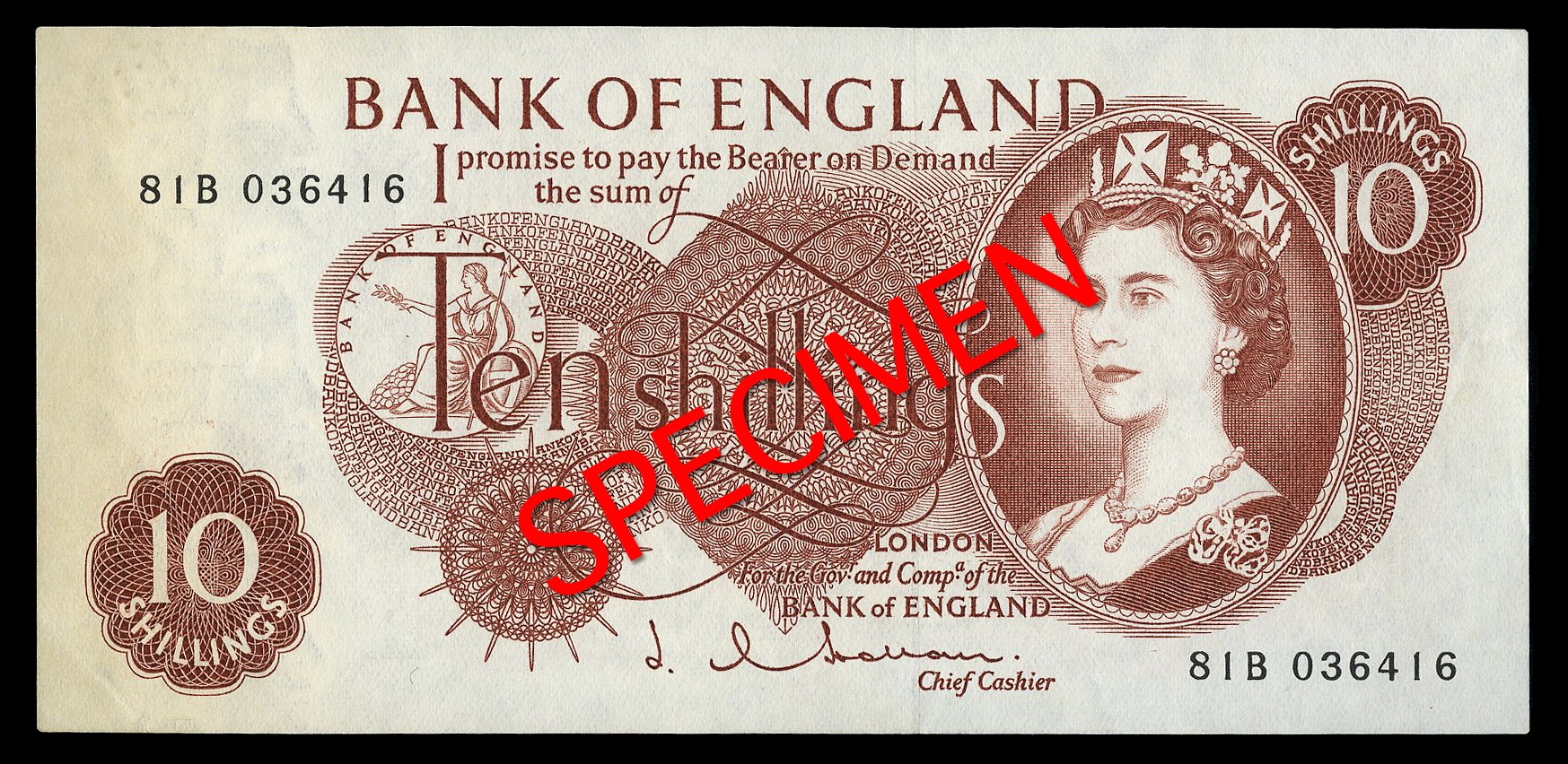 BRITISH PAPER MONEY FROM VARIOUS PROPERTIES