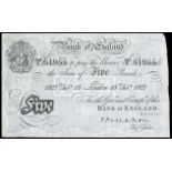 BRITISH PAPER MONEY FROM VARIOUS PROPERTIES