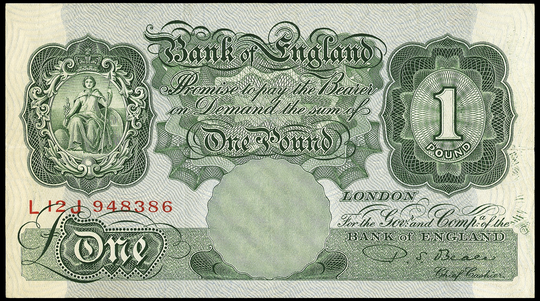 BRITISH PAPER MONEY FROM VARIOUS PROPERTIES