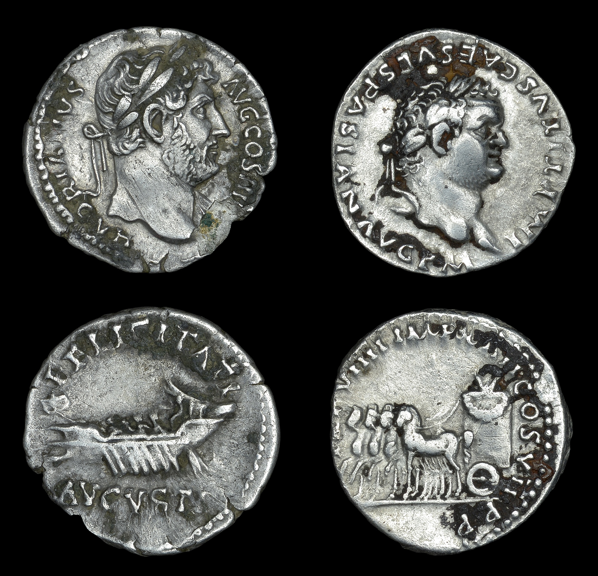 Ancient Coins from Various Properties