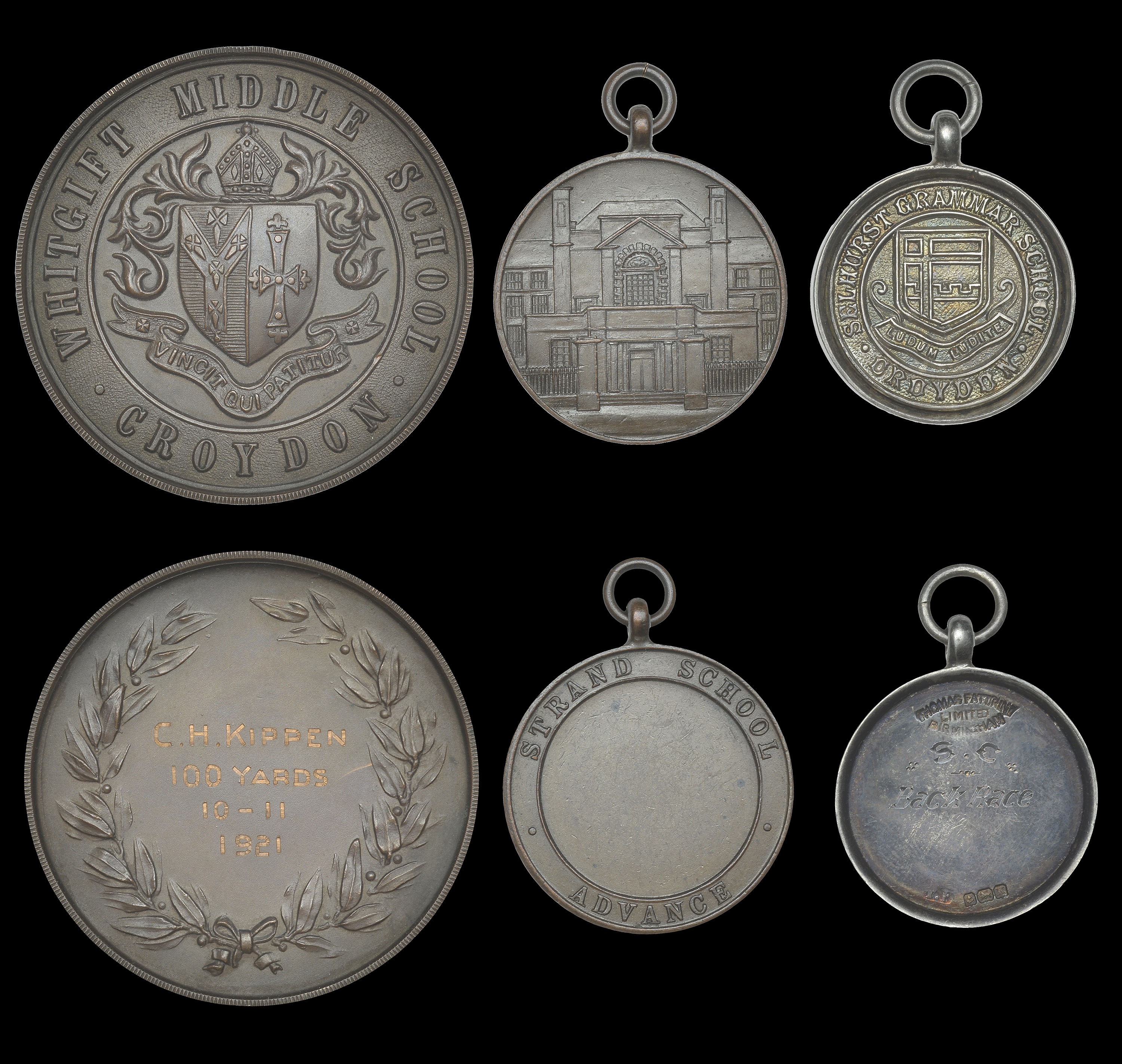 British Educational Award Medals from the Collection Formed by the Late T.h. Watts