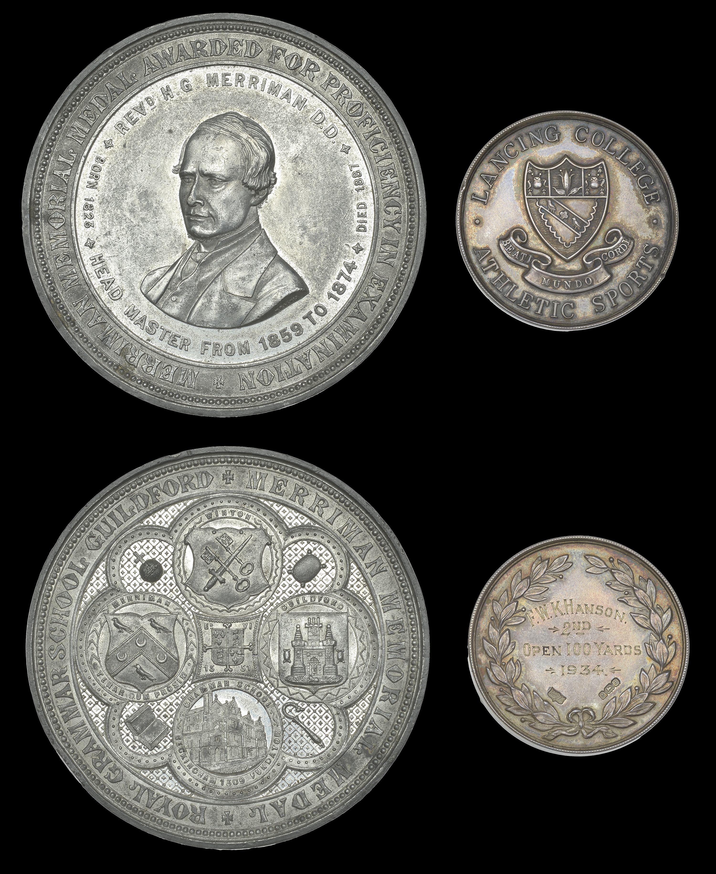 British Educational Award Medals from the Collection Formed by the Late T.h. Watts